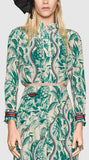 Snake Printed Silk Shirt - DESIGNER INSPIRED FASHIONS