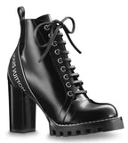 'Star Trail' Logo Ankle Boots - White or Black