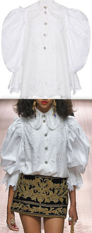 White Eyelet Blouse