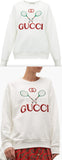 Tennis Logo Embroidered Cotton Jersey Sweatshirt