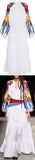 Printed-Sleeve Maxi Dress | DESIGNER INSPIRED FASHIONS