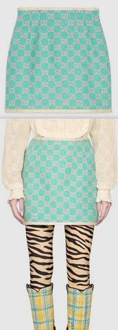 GG Tweed Mini Skirt