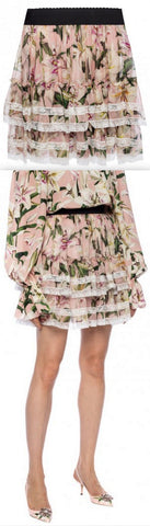 Floral Printed Skirt | DESIGNER INSPIRED FASHIONS