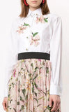 Flower Appliqué Shirt | DESIGNER INSPIRED FASHIONS