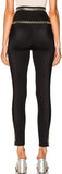 Black Side-Seam Studded Leggings
