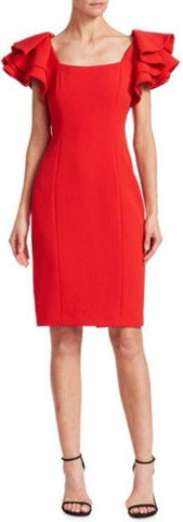 Ruffle Sheath Dress