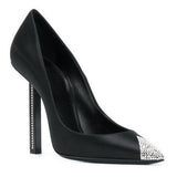 Tower 110 Satin Pumps - Black, Blue, White