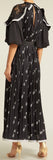 Arrow Print Midi Dress