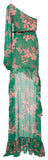 Jules One-Shoulder Floral-Print Chiffon Dress | DESIGNER INSPIRED FASHIONS