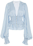 'Sonia' Striped Blouse