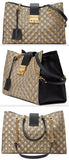 Padlock GG Supreme Canvas Bees Medium Shoulder Tote Bag
