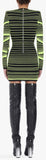 Knit Mini Dress, Green