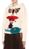 Embroidered Cotton Hoodie
