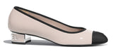Logo-Heel Grosgrain Ballerinas