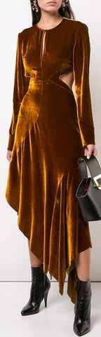 Velvet Cut Out Dress