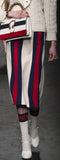 Web Stripe Midi Skirt | DESIGNER INSPIRED FASHIONS