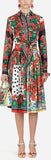 Floral Print Shirt and Skirt Set