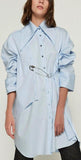 Safety Pin Embellished Shirt