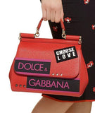Sicily Choose Love Tote - Black or Red