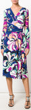 Printed Wrap Dress