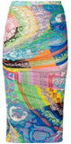 Mixed Print Pencil Skirt | DESIGNER INSPIRED FASHIONS