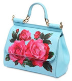 Sicily Roses Printed Tote
