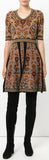 Floral Jacquard Knit Dress