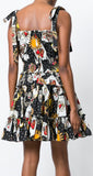 Playing Cards Print Dress