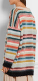 Oversized Colorful Striped Knit Sweater - DESIGNER INSPIRED FASHIONS