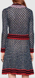 Lace-Trimmed Knit Cardigan Sweater & Matching Skirt Set - DESIGNER INSPIRED FASHIONS