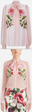 Rose Silk Blouse