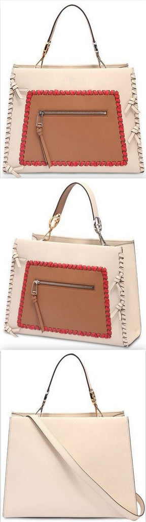 Medium Runaway Leather Top Handle Bag