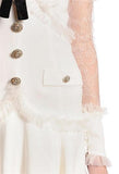 Cady Mini Dress with Lace Sleeves