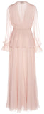 Peplum Waist Pink Dress