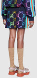 Technical Jersey Skirt with GG Sequins