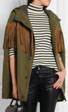 Fringed Cape Coat - DESIGNER INSPIRED FASHIONS