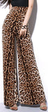 Leopard Print Flared Pants - DESIGNER INSPIRED FASHIONS