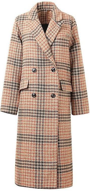 Plaid Coat -Camel or Grey
