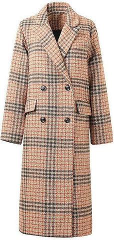 Plaid Coat -Camel or Grey