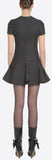 Polka Dot Print Mini Dress