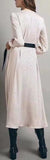 Polka Dot Printed Button-Down Midi Dress