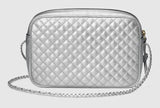 Laminated Leather Small Shoulder Bag