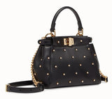 PEEKABOO XS Leather Mini-Bag - Black, Red, Pink, White