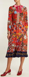Patchwork Print Dress