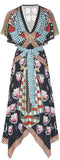 Arabesque Printed Poplin Dress