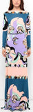 Printed Jersey Silk Maxi Dress | DESIGNER INSPIRED FASHIONS