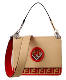 Kan I F Leather Satchel - Red or Black Trim