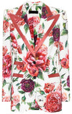 Floral Peony Print Blazer Cady Jacket