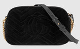 GG Marmont Velvet Small Shoulder Bag