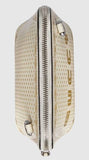Guccy Mini Shoulder Bag - White, Black, Gold